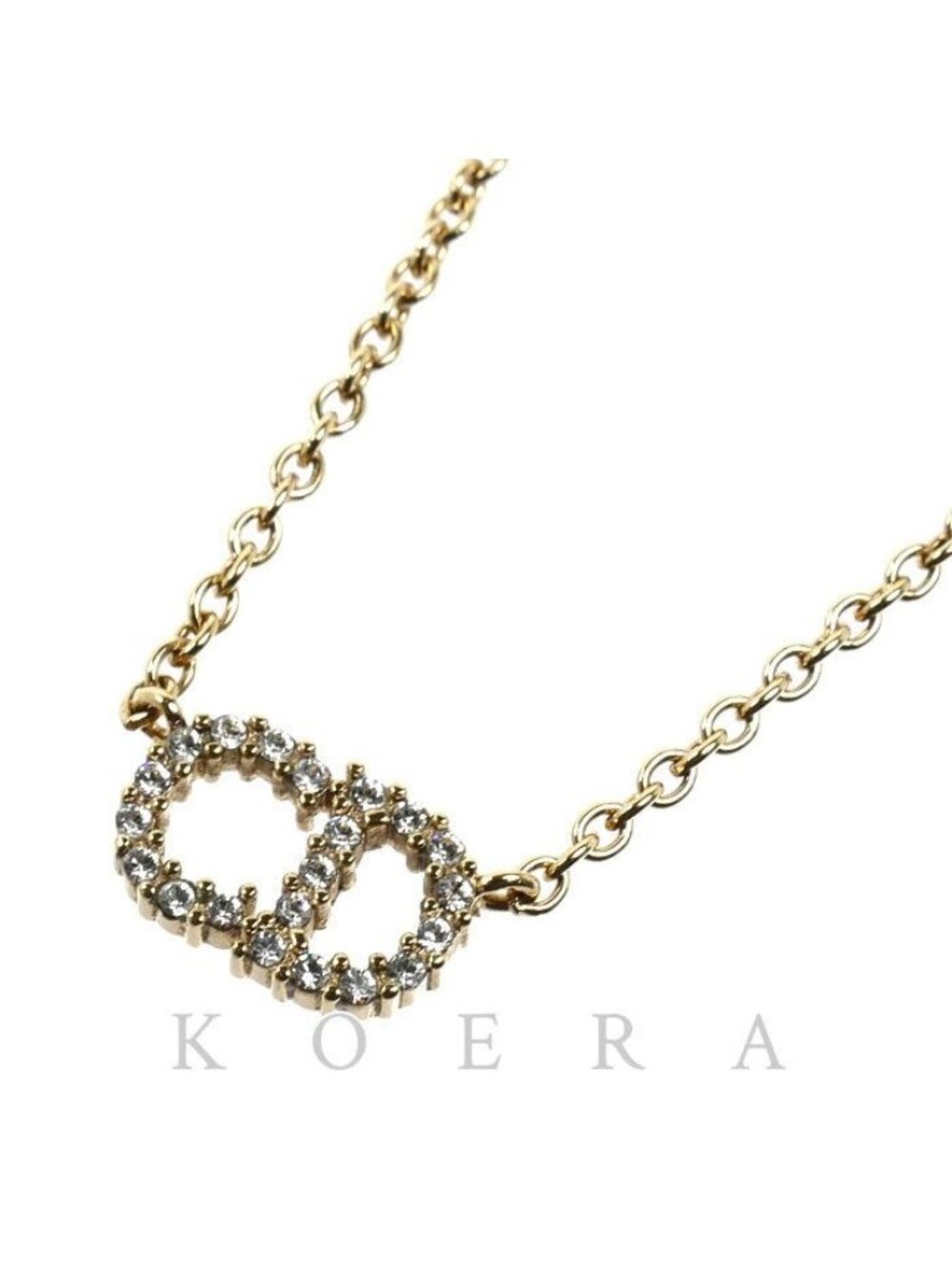 Dior Crystal Petit CD Necklace 42.5/45/47.5